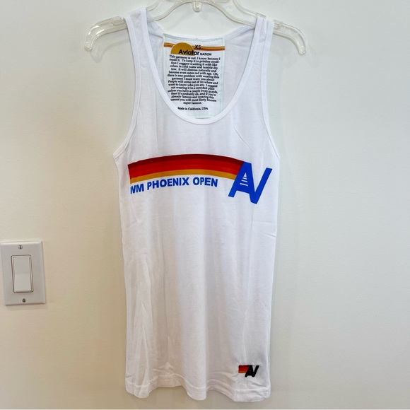 NWT Aviator Nation Waste Management Golf Tournament Phoenix 2023 Tank Top Unisex - Picture 11 of 16